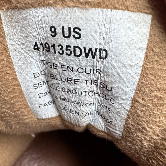 Kodiak Camel Color Waterproof Leather Lace Up Boots in Women's 9 - Picture 8 of 11